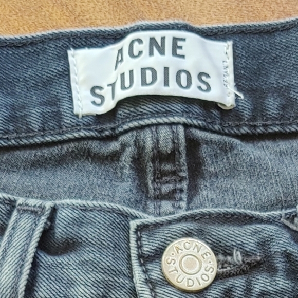 Acne Black Slim Jeans 32" Waist Roc Lana - Picture 2 of 5